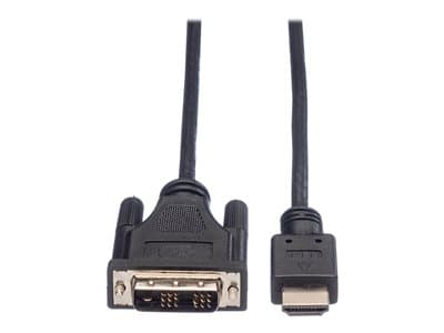 ROLINE Kabel DVI 18+1 ST - HDMI ST 3m