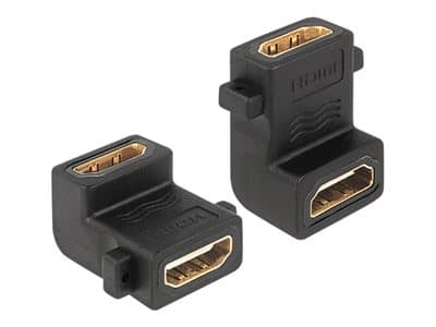 DELOCK HDMI Adapter A -> A Bu/Bu 90° unten
