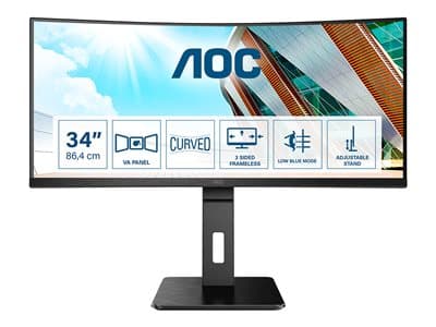 AOC 86,0cm (34) CU34P2A 21:09 2xHDMI+DP+USB Curved