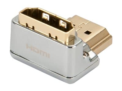 LINDY Adapter HDMI CROMO 90 Grad M/F Runter