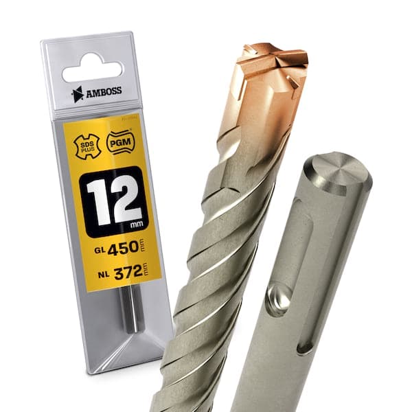1x Bohrer SDS Plus Schaft - Ø:12 mm - GL: 450 mm