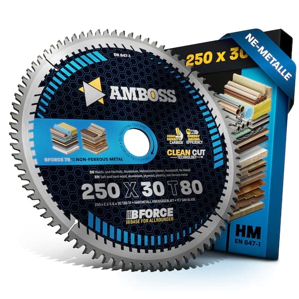 HM Kreissägeblatt - 250 x 2.1/1.6 x 30 Z80 TF