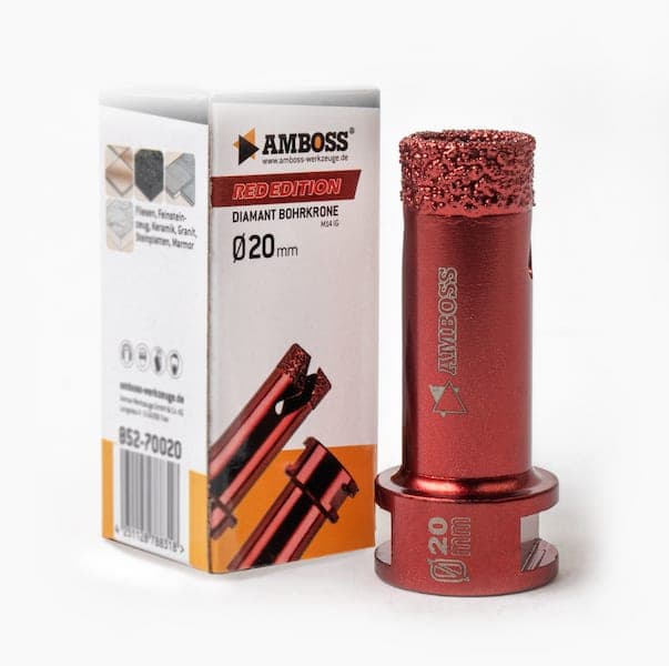 Amboss Red Edition Bohrkrone 20 mm