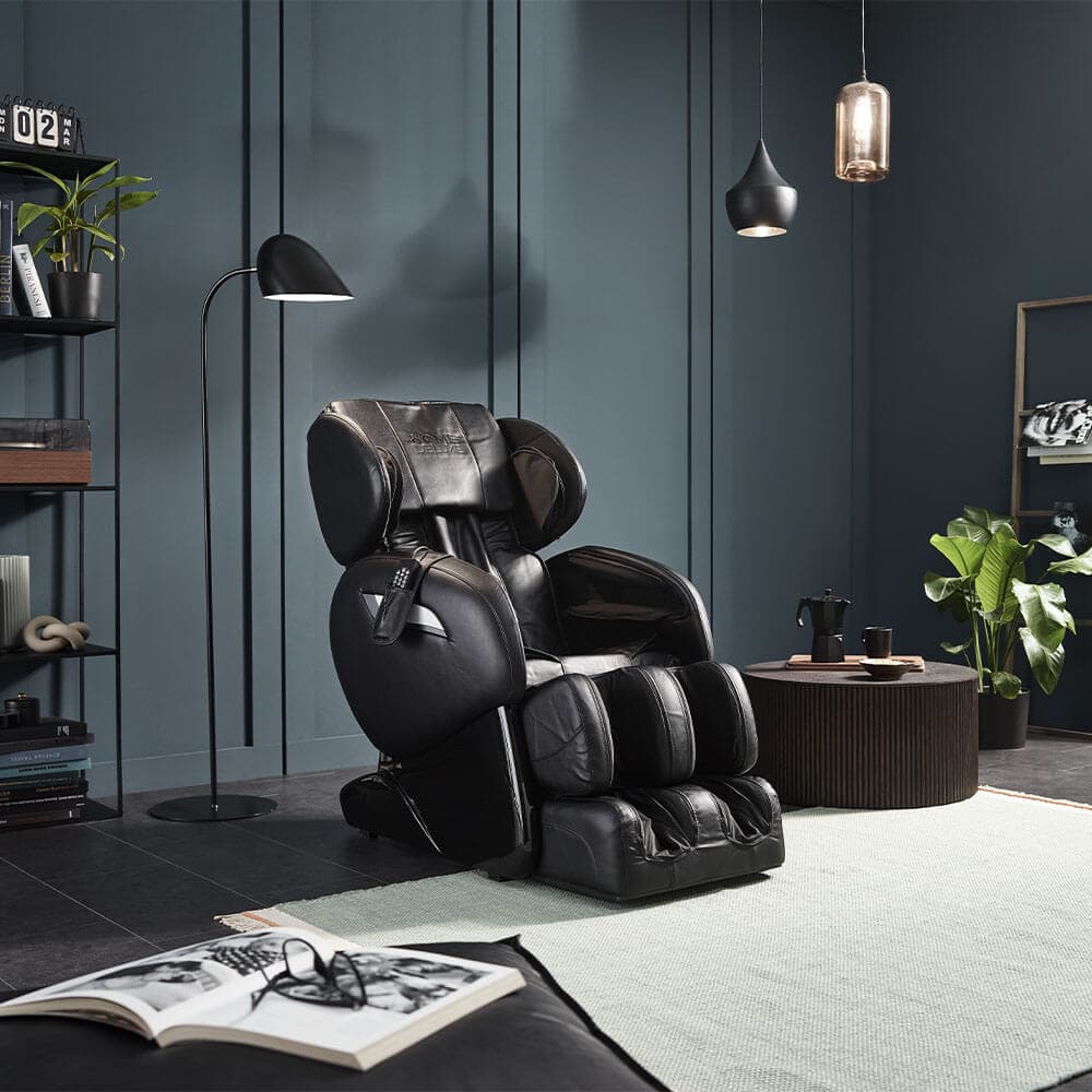 Home Deluxe Sillón de masaje con función de calefacción SUENO - Negro