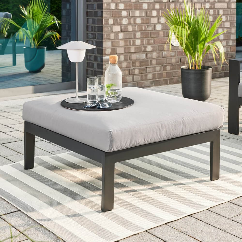 Home Deluxe Salón de jardín de aluminio RIO XS - antracita