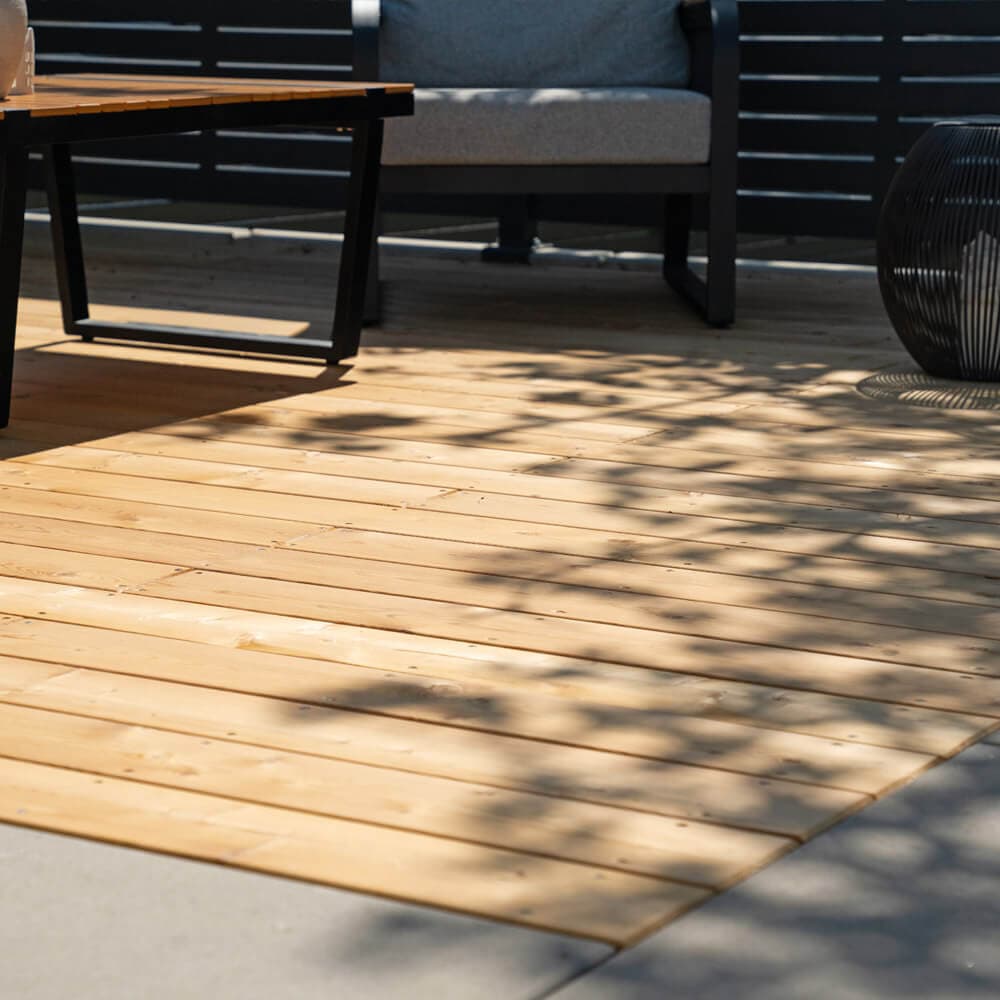 Home Deluxe Tarima de madera de alerce ARIS - 30m².