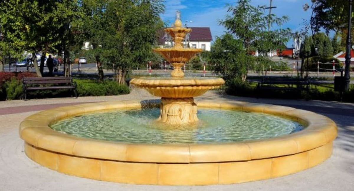 Casa Padrino Garten Deko Barock Springbrunnen à 465 x H. 180 cm - Prunkvoller Gartenbrunnen