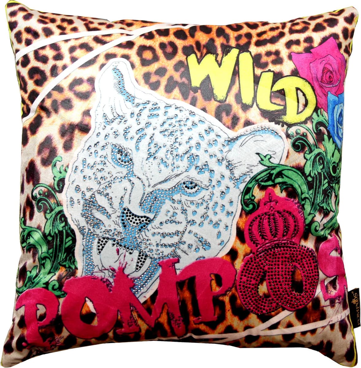 Harald Glööckler Designer Decorative Pillow Pompöös by Casa Padrino Leopard - Art Collection -