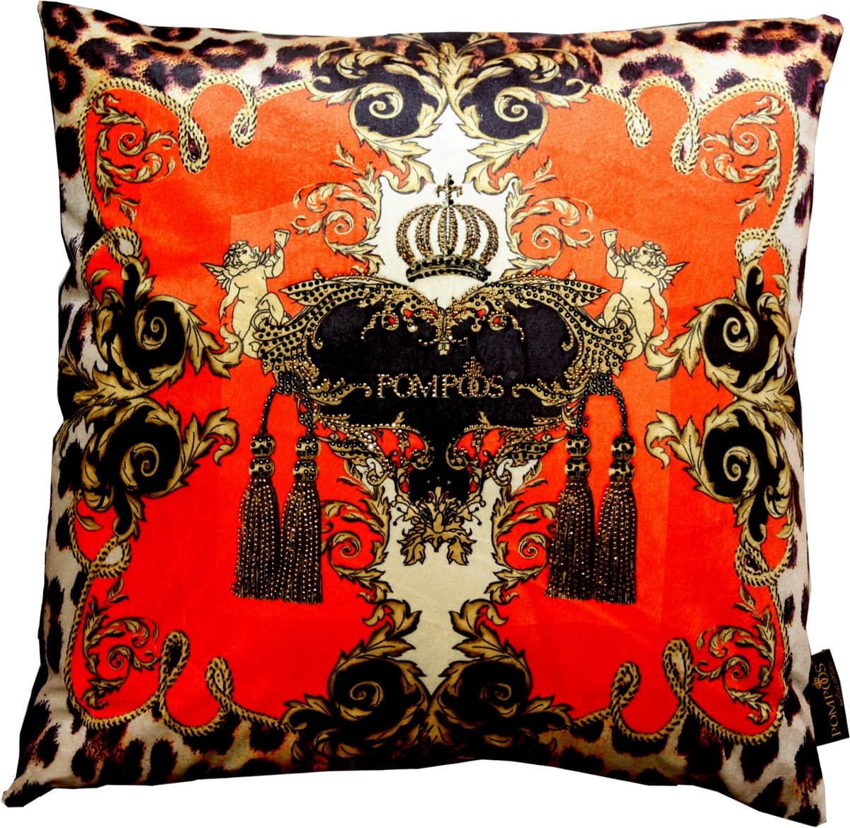 Harald Glööckler Designer Decorative Pillow Pompöös by Casa Padrino Angels - Art Collection -