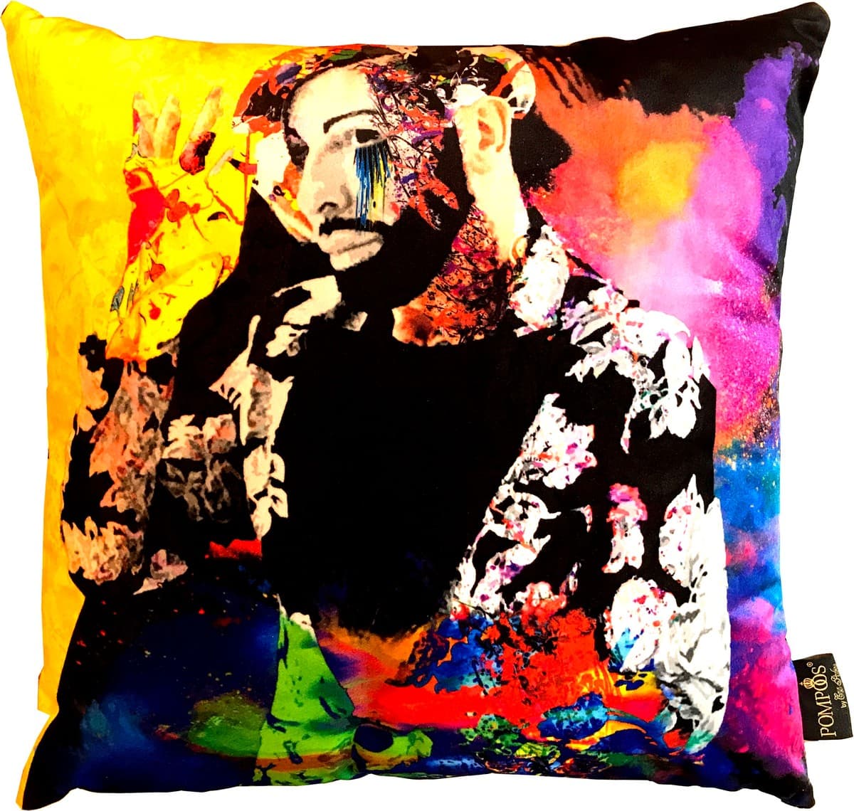 Harald Glööckler Designer Decorative Pillow Pompöös by Casa Padrino Colorful - Art Collection -