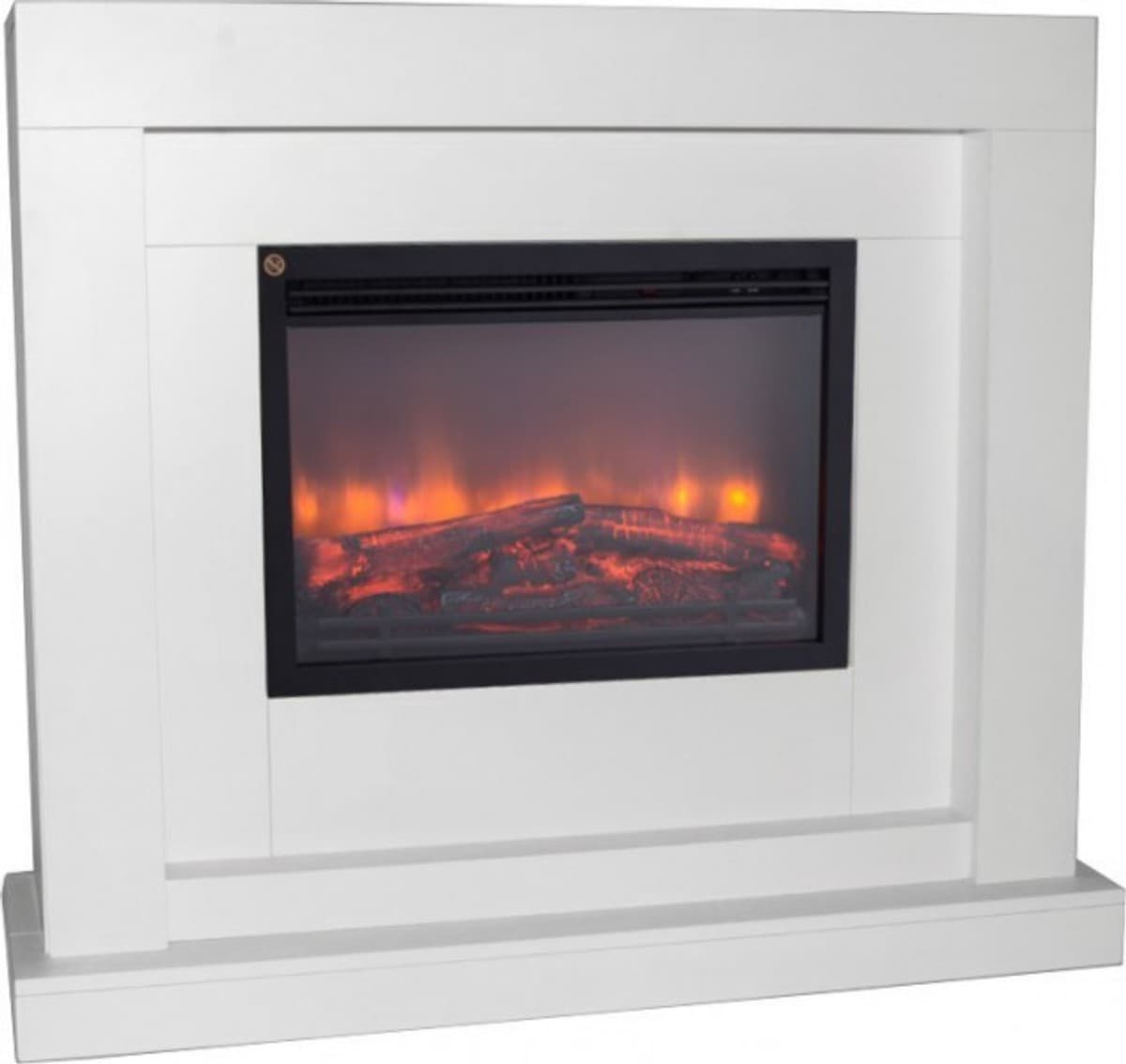Casa Padrino Elektro Kamin Weià Antik Stil Barock Jugendstil B 110 x H 95 x T 34 cm ModG2 - Elektrokamin - Wohnzimmer Kamin