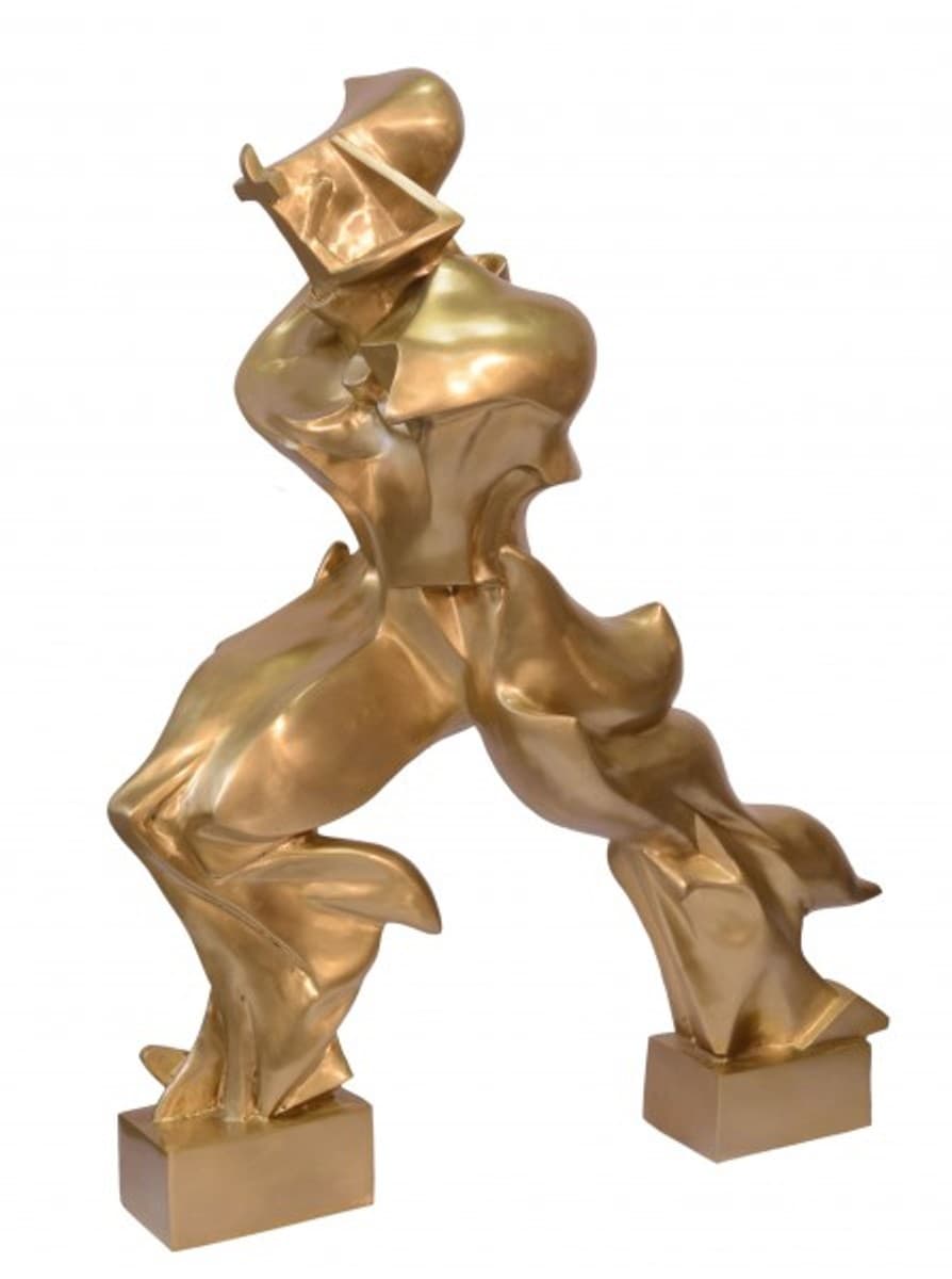 Riesige Casa Padrino Luxus Bronze Figur -Unique Forms Of Continuity In Space- 127 cm - Skulptur Futurismus