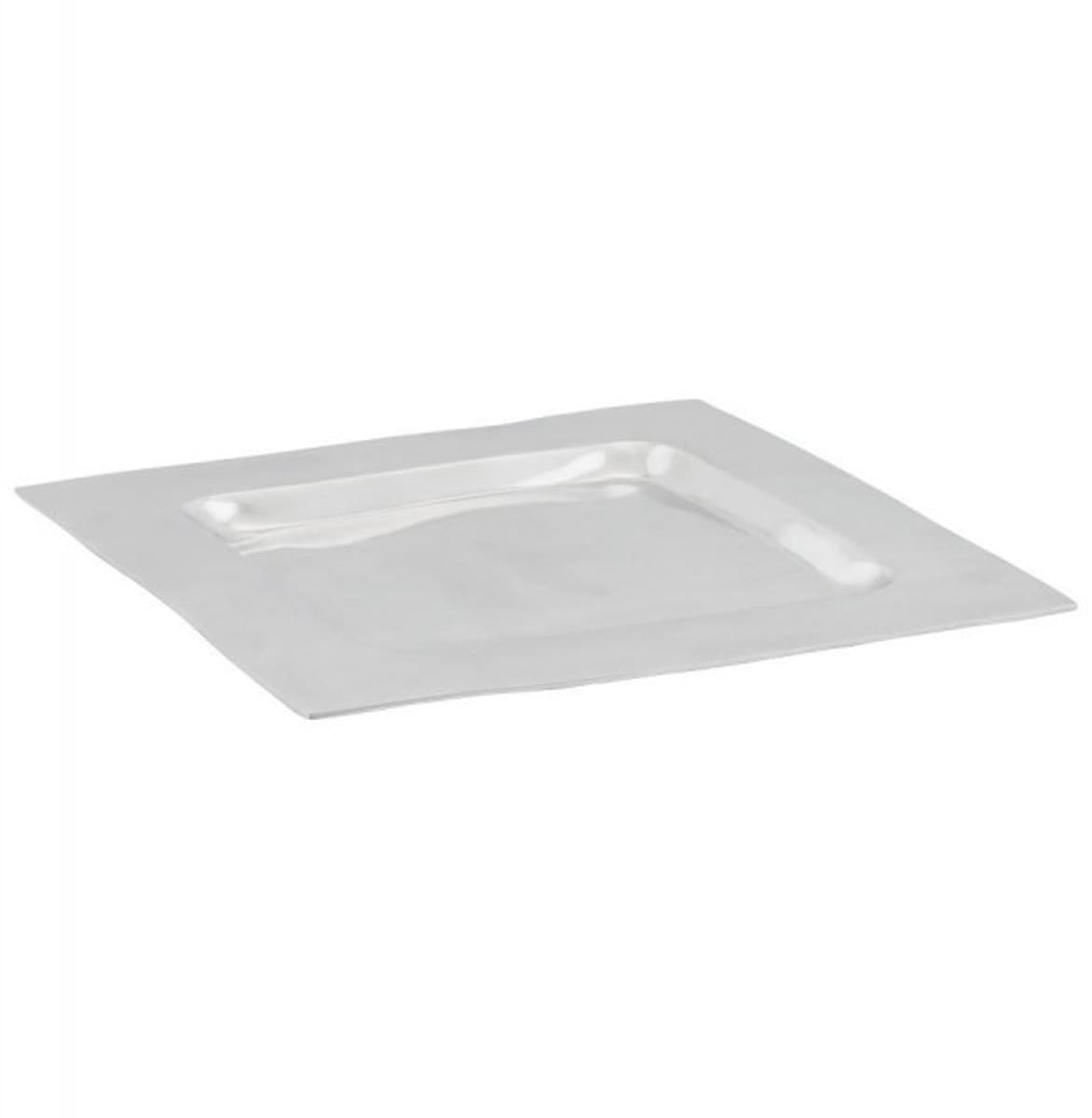 Casa Padrino Aluminium Schale Rechteckig 50 x 46 cm - Designer Obstschale