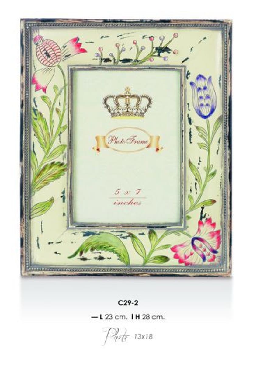 Casa Padrino Barock Bilderrahmen Antik Stil 28 x 23 cm - Bilder Rahmen Foto Rahmen Jugendstil Antik Stil Mod AX14