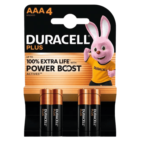 Duracell Plus Paristot MN2400 AAA – 4 kpl