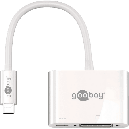 Goobay USB-C ja DVI & USB-C -sovitin