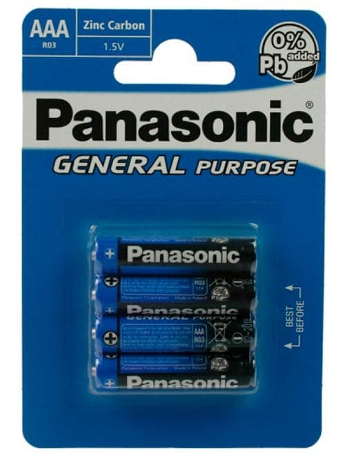 Panasonic R03 4xAAA paristot