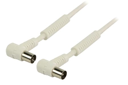 Valueline Antennikaapeli valkoinen 120 dB - 1 metri