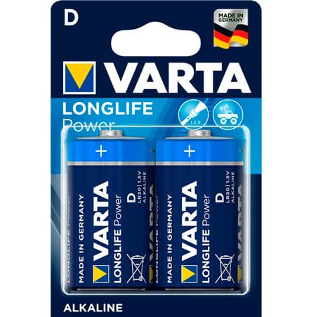 Varta Longlife Power LR20/D paristot - 2 kpl