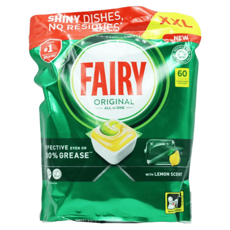 Fairy Original All-In-One Dishwasher Tablets â 60 Pcs
