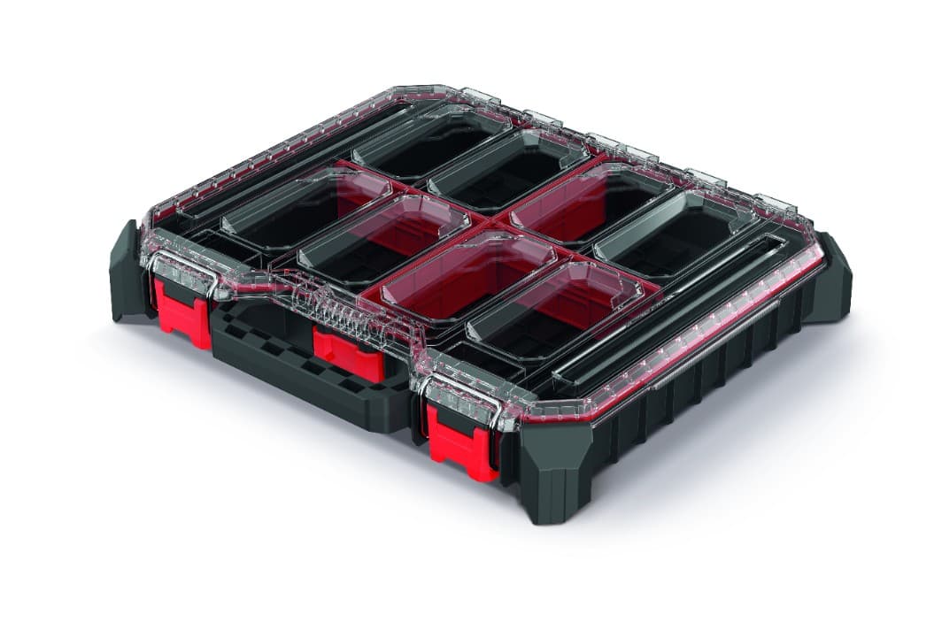 KISTENBERG Organizer narzędziowy CMX 45 S niski - KCX45408S - czarny