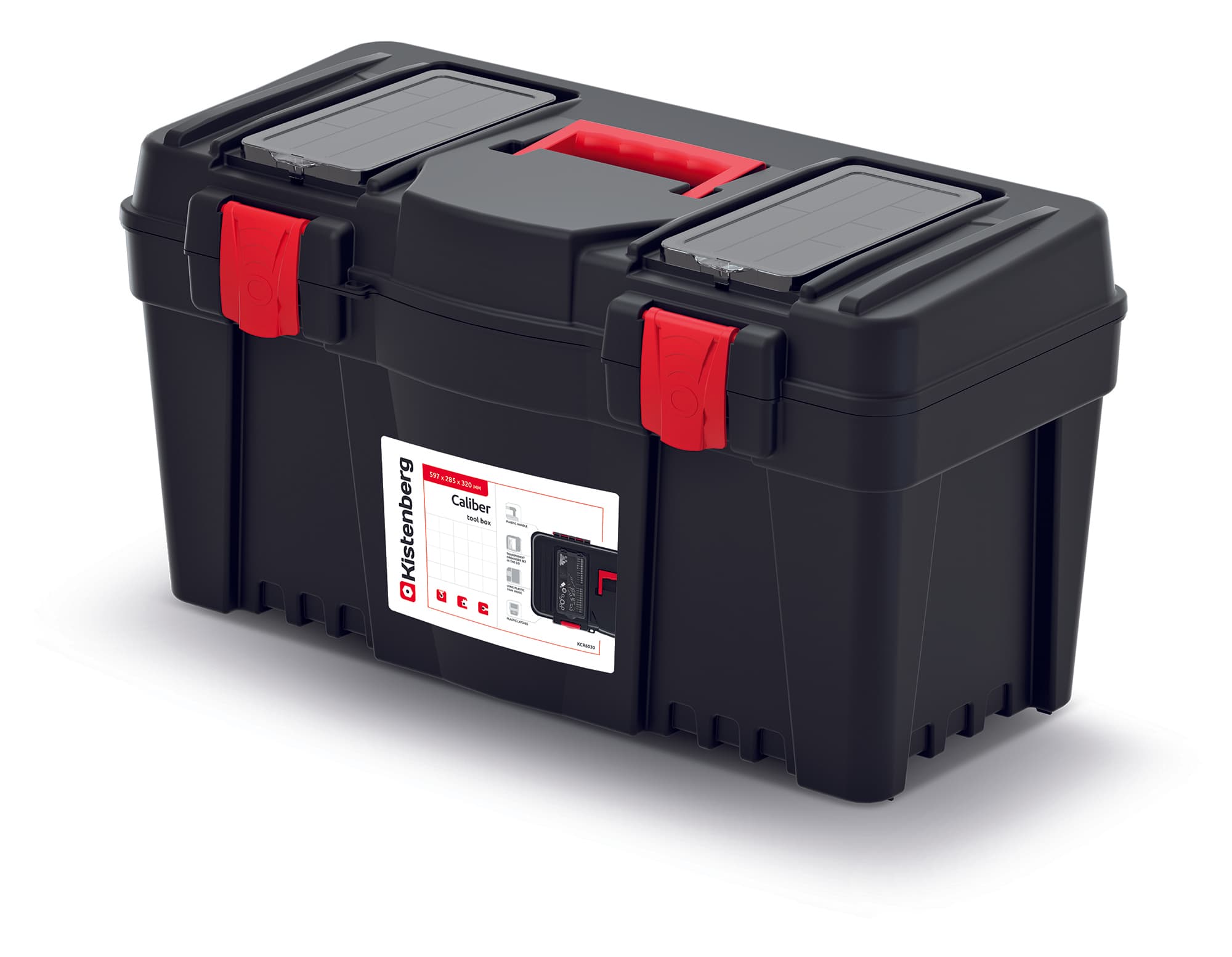 KISTENBERG Skrzynka narzędziowa Caliber 60 24 - KCR6030 - czarny