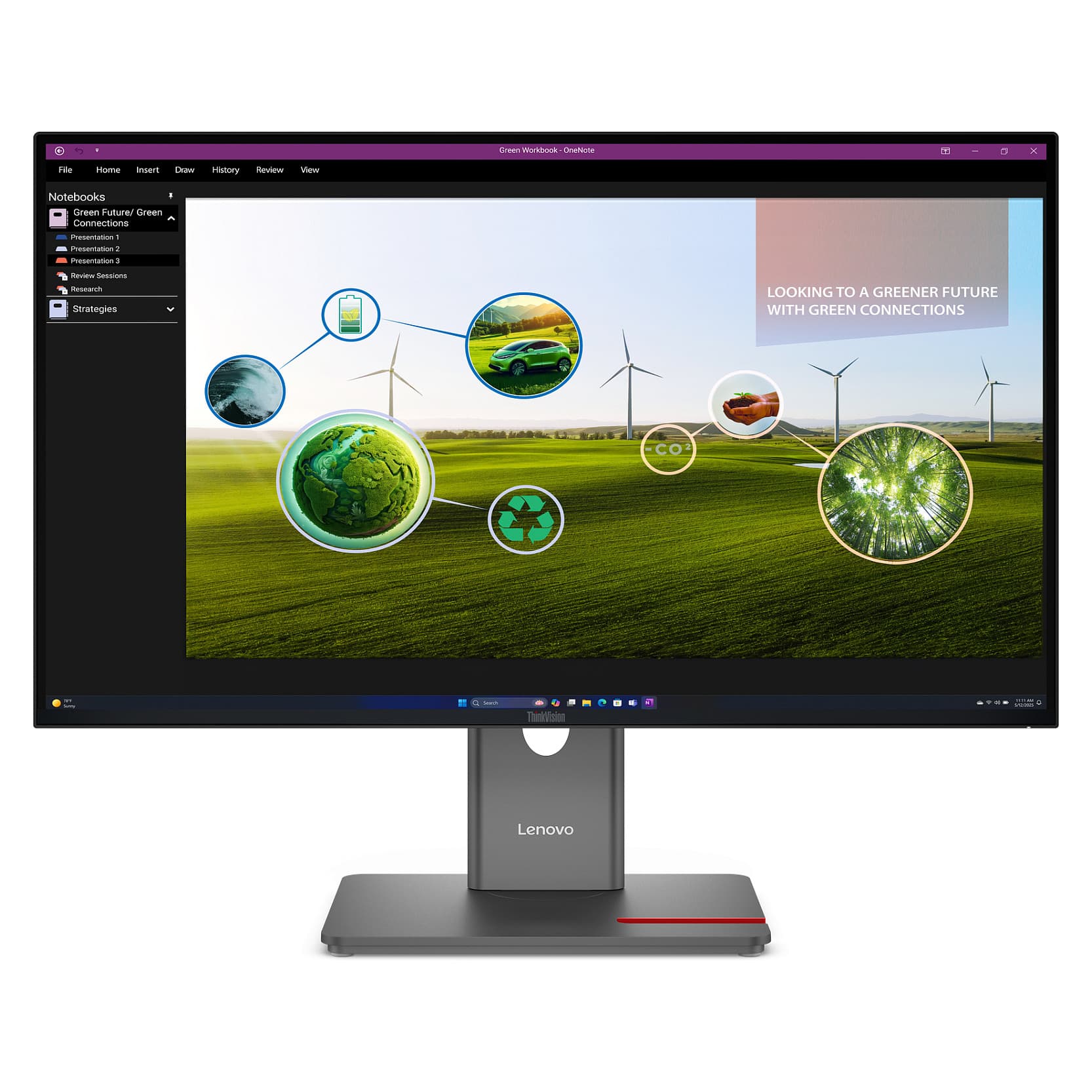 Lenovo ThinkVision P27Q-40 computer monitor