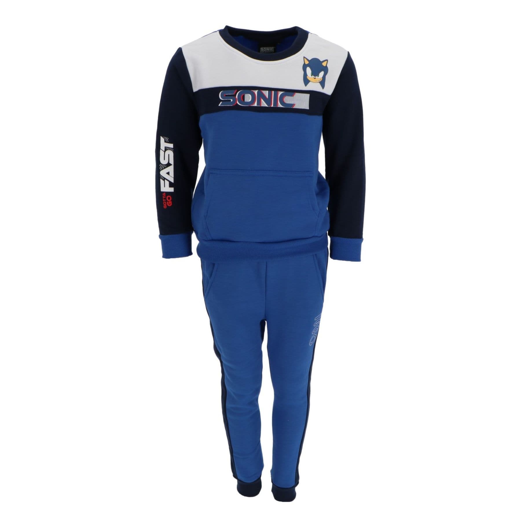 Sonic Joggingpak - Blauw - Maat 98