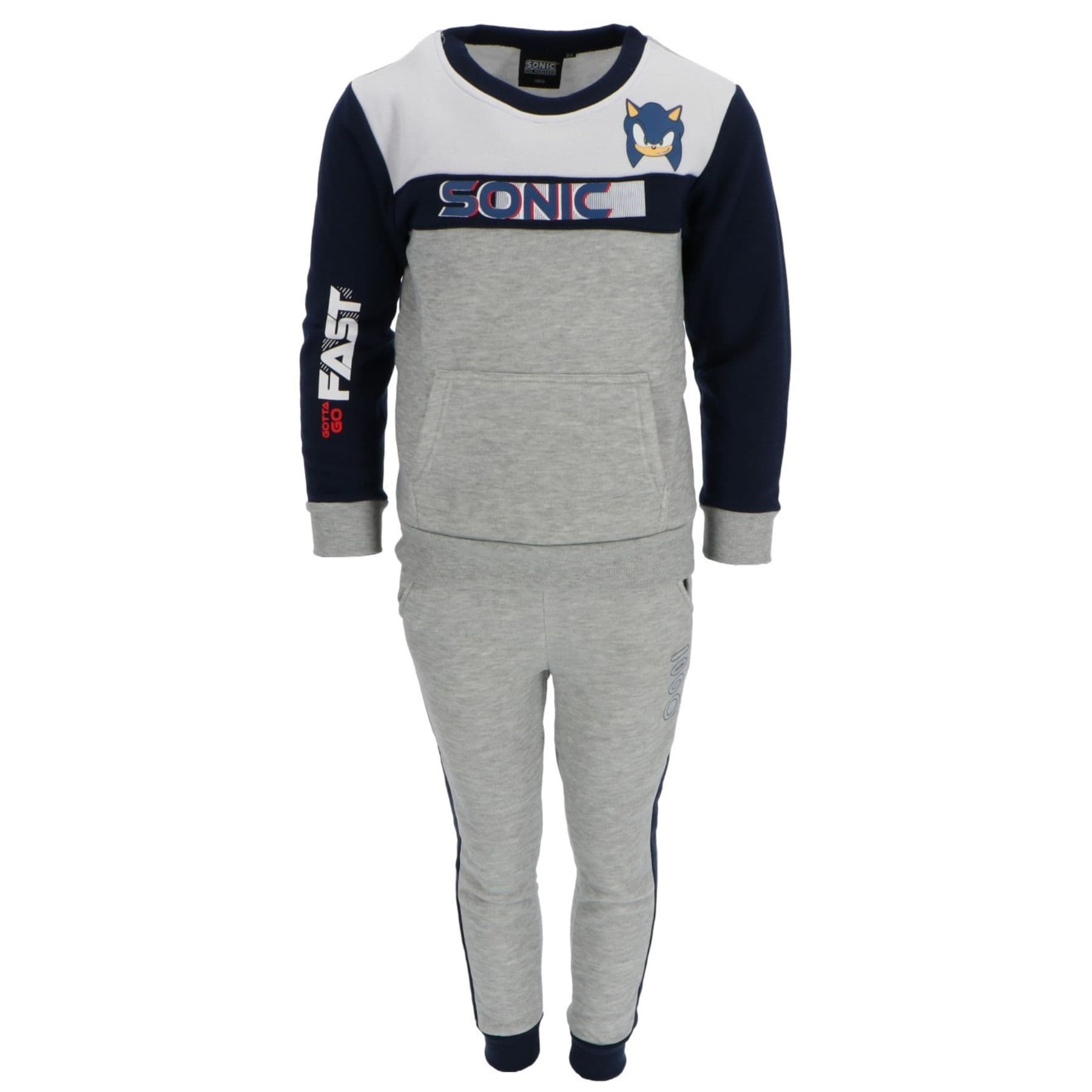 Sonic Joggingpak - Grijs - Maat 98