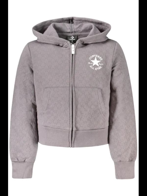 Converse Mädchen Kapuzenjacke Grau, Größe 8-10A