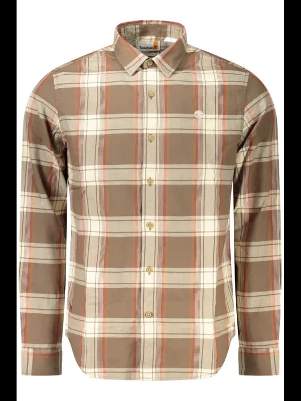 Timberland Herren Langarmhemd Braun TB0A42Y1 MABK2, Größe XL