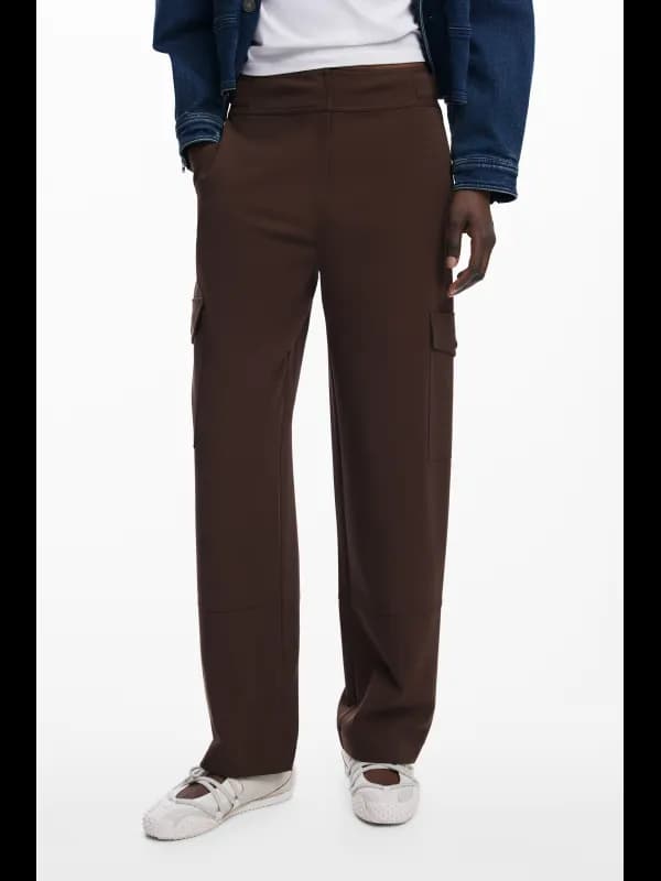 Desigual Damenhose Braun 25WWPW08 MA6035, Größe XS