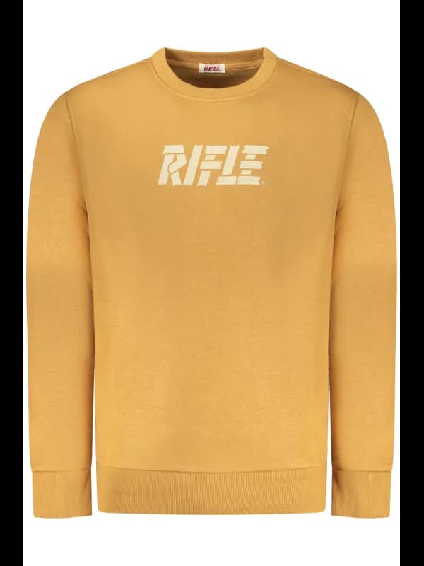 RIFLE Sweatshirt Herren Reißverschluss Braun, Größe XL