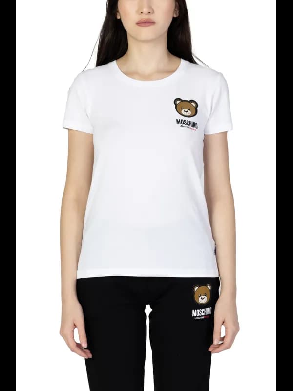 Moschino Underwear Moschino Frühlingsshirt Damen Weiß, Größe S