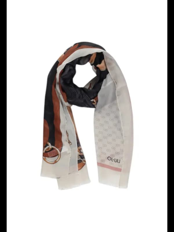 Liu Jo Elegance Frühling/Sommer Schal - Schwarz/Braun/Weiß, Größe UNICA
