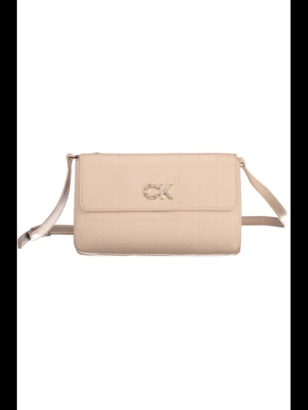 Calvin Klein Rosa Umhängetasche aus recyceltem Polyester, Größe UNI