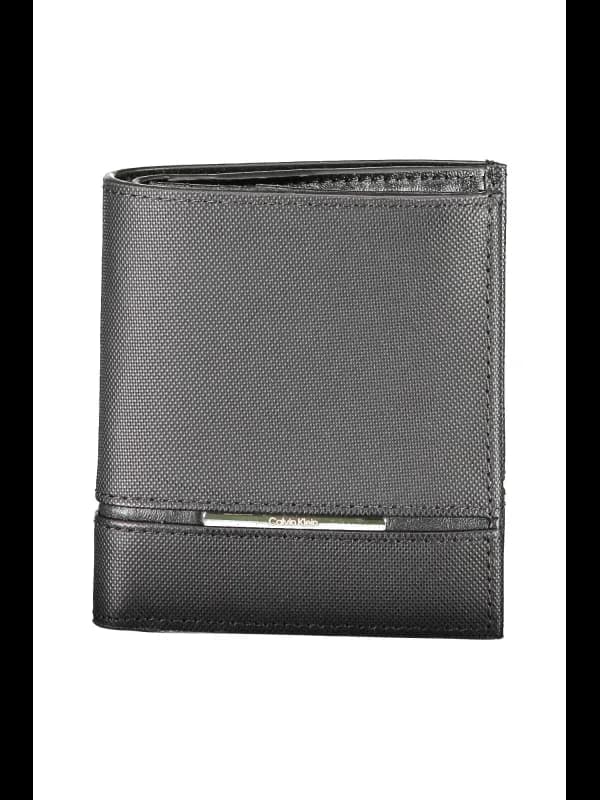 Calvin Klein Elegante RFID Leder Brieftasche Schwarz, Größe UNI