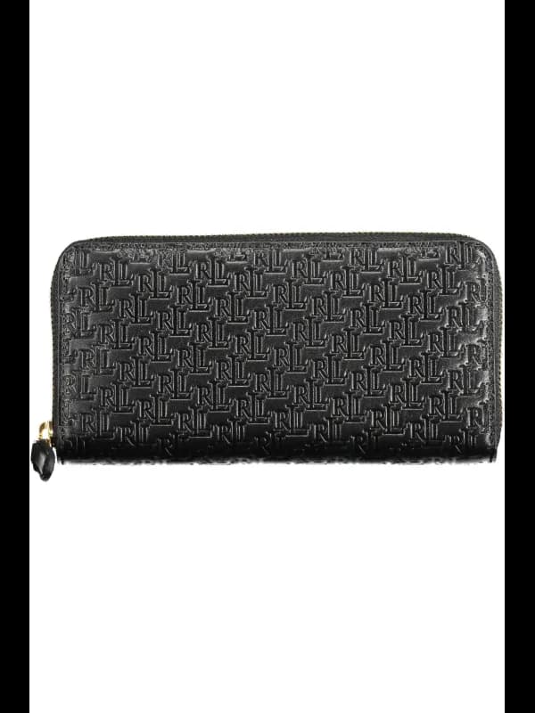 RALPH LAUREN Schwarze Eleganz Geldbörse, Größe UNI