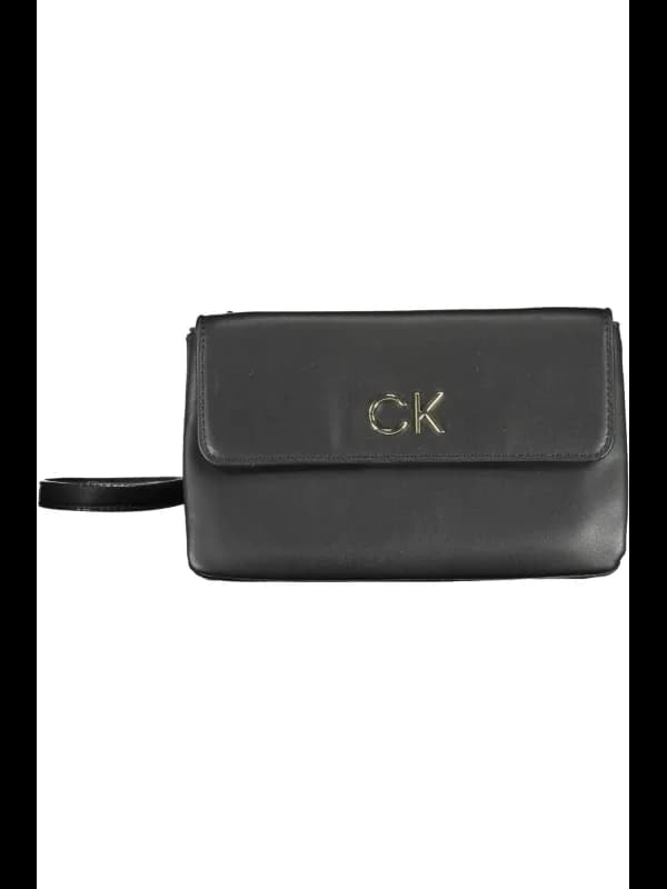 Calvin Klein Elegance Schultertasche aus recyceltem Leder, Größe UNI