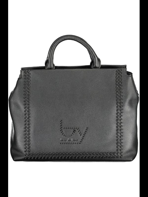 BYBLOS Elegance Lederhandtasche Schwarz, Größe UNI