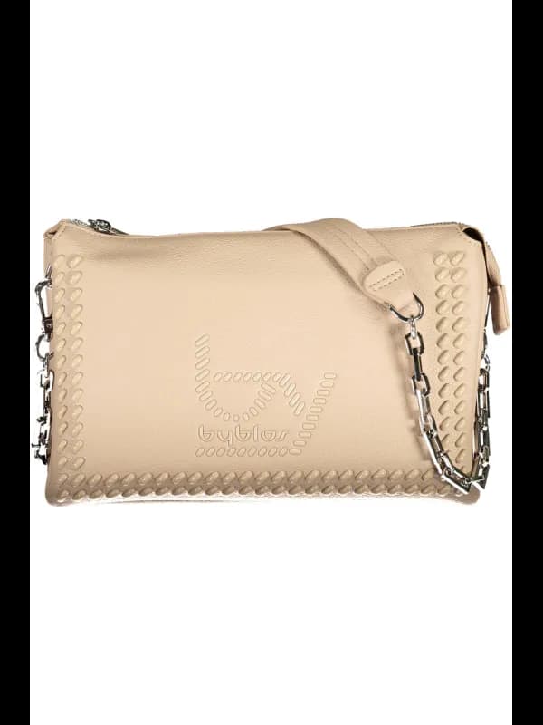 BYBLOS Elegante Beige Taupe Tasche mit Kettenriemen, Größe UNI