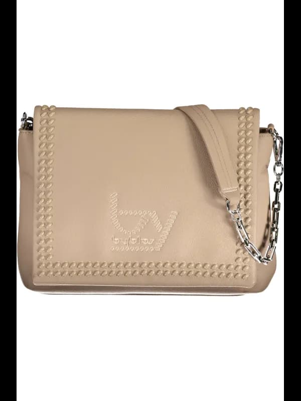 BYBLOS Elegante Beigetasche mit Geflochtenen Details, Größe UNI