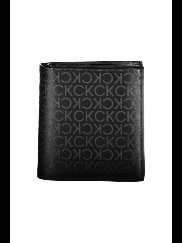 Calvin Klein Nero RFID Lederbrieftasche, Größe UNI
