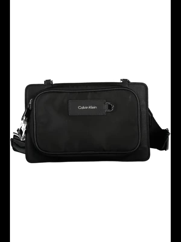 Calvin Klein Classic Black Messenger Bag, Größe UNI