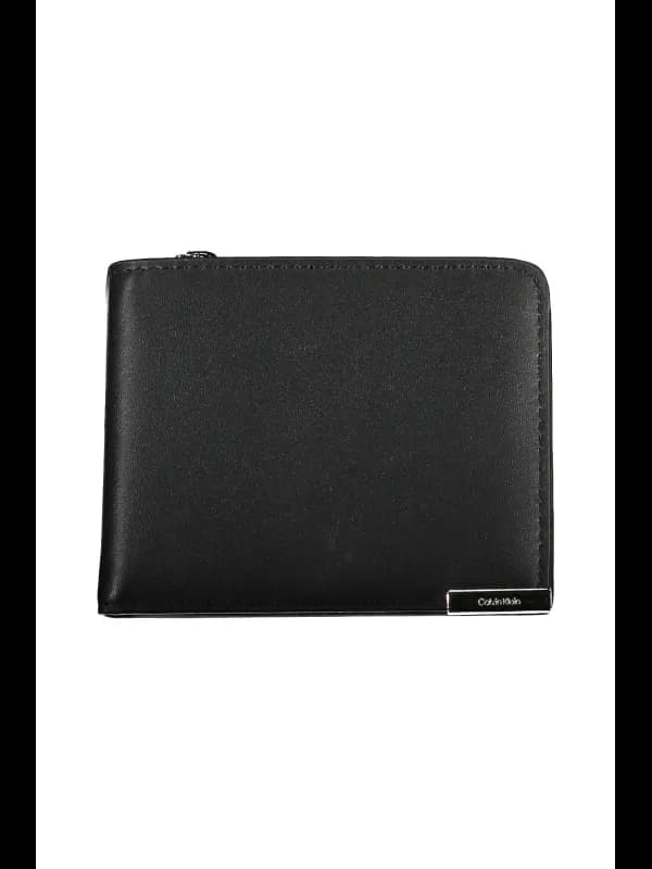 Calvin Klein SecureStyle Lederbrieftasche Schwarz, Größe UNI