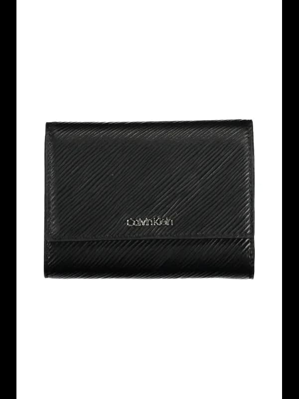 Calvin Klein Nero RFID Leder Portemonnaie, Größe UNI