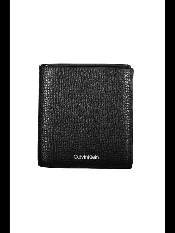 Calvin Klein Elegante RFID Trifold Wallet Schwarz, Größe UNI