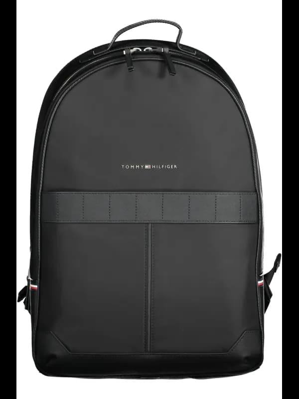 Tommy Hilfiger Nachhaltiger Schwarzrucksack, Größe UNI