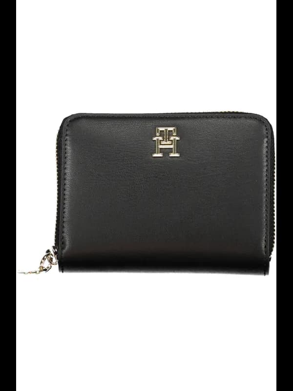 Tommy Hilfiger Elegance Wallet Schwarz Leder, Größe UNI