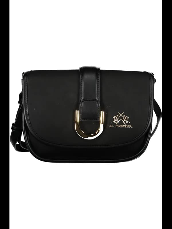 LA MARTINA Nero Black Eleganz Tasche, Größe UNI